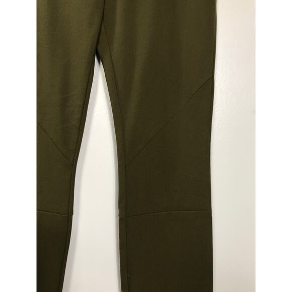 Rag & Bone Women's 2 Green Zip Simone Pants Office Everyday Sleek Capsule - Picture 3 of 11